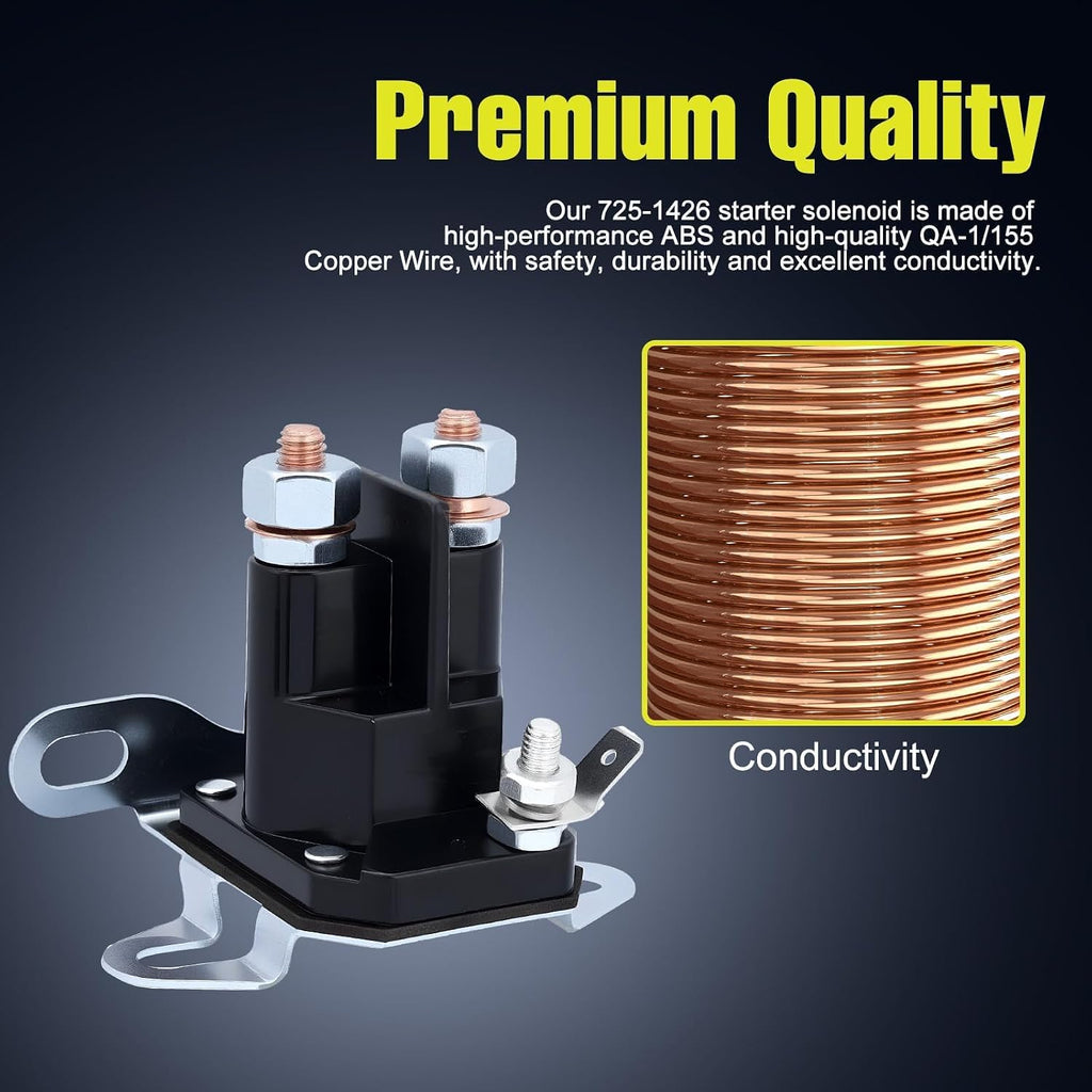 12V Lawn Mower Starter Solenoid for B-adBoy Zero Turn Mowers ZT, CZT, MZ 108-5349-00 MTD 925-1426A 925-1426 725-0771