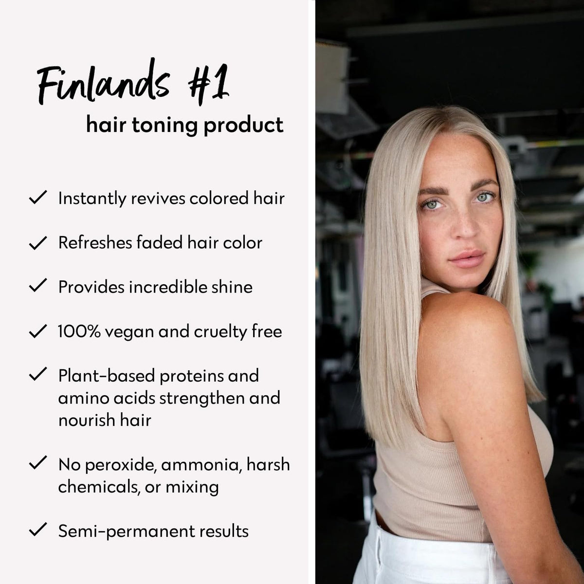 Color Mask, Cool Sand Blonde - Color Depositing Conditioner