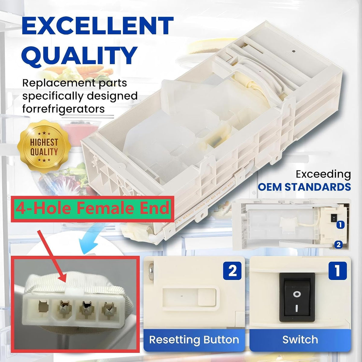 W11284458 W11088559 Refrigerator Ice Maker Replacemect Parts