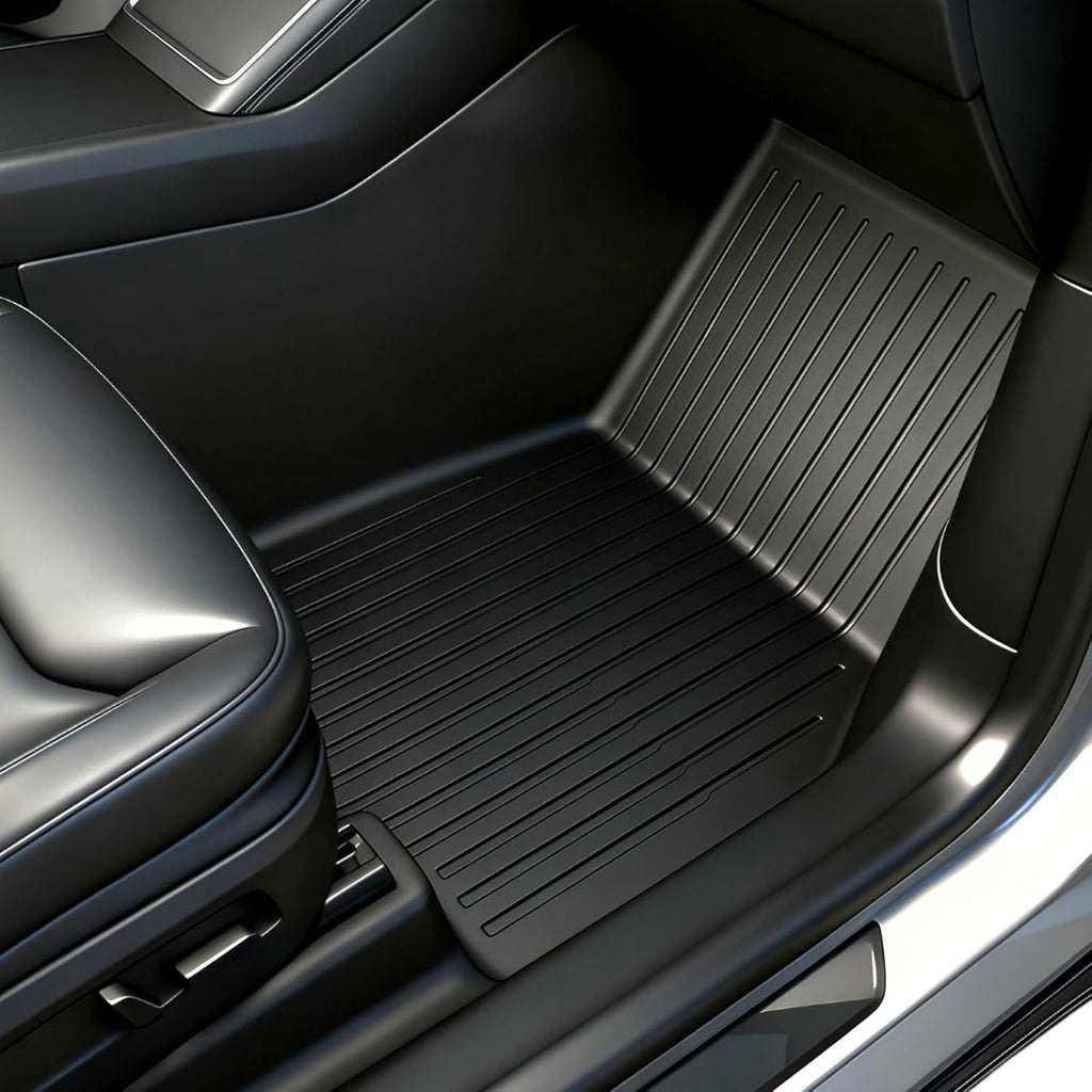 2025 2026 Tesla Model Y Juniper Floor Mats & Accessories & Extra-Thick TPE Cargo Liners, 9 PCS CabinProtect Pro Kit