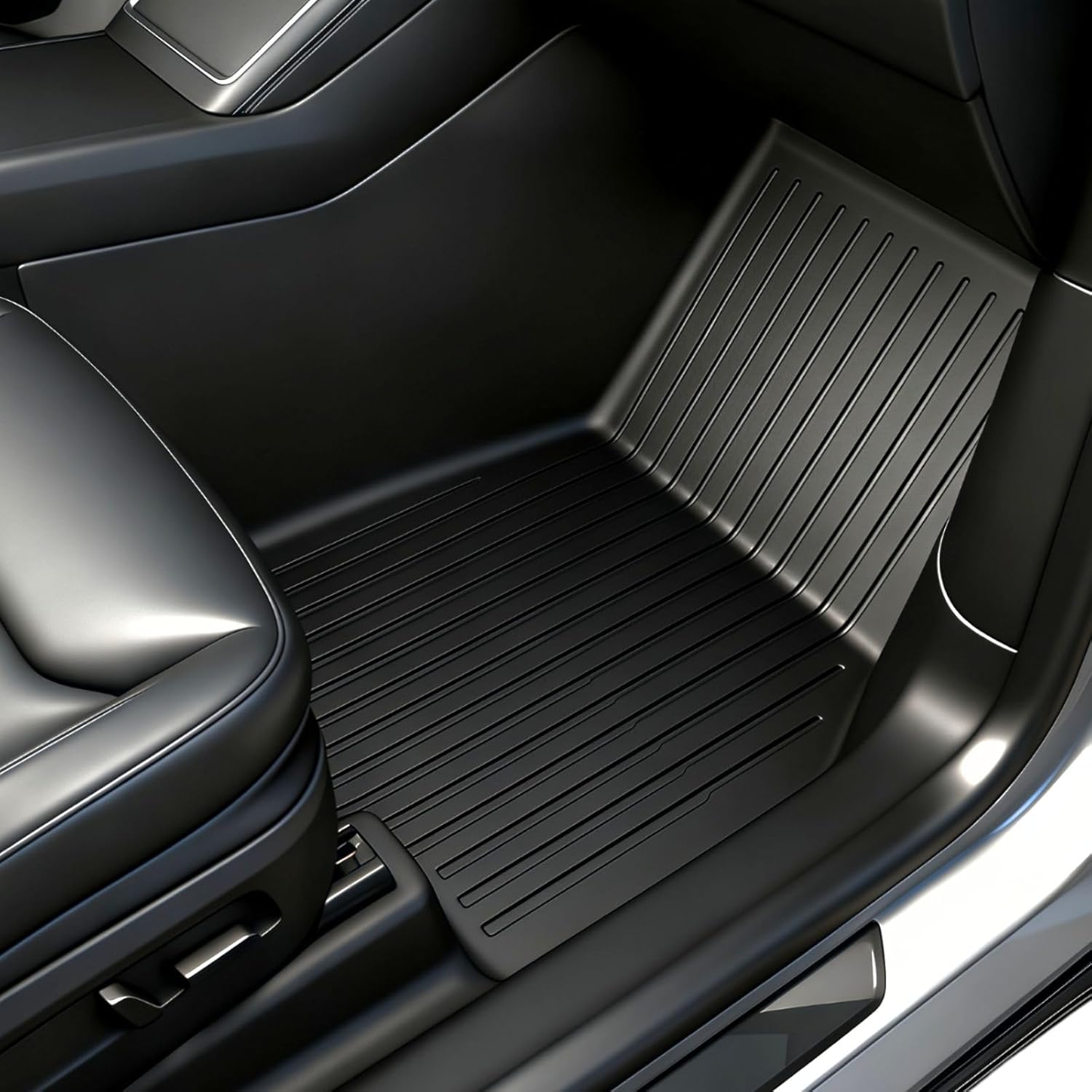 2025 2026 Tesla Model Y Juniper Floor Mats & Accessories & Extra-Thick TPE Cargo Liners, 9 PCS CabinProtect Pro Kit