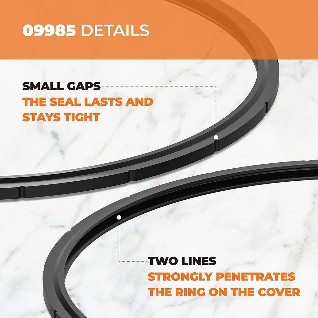 09985 Pressure Canner Sealing Ring for Presto 16 18 23 Quart Canner