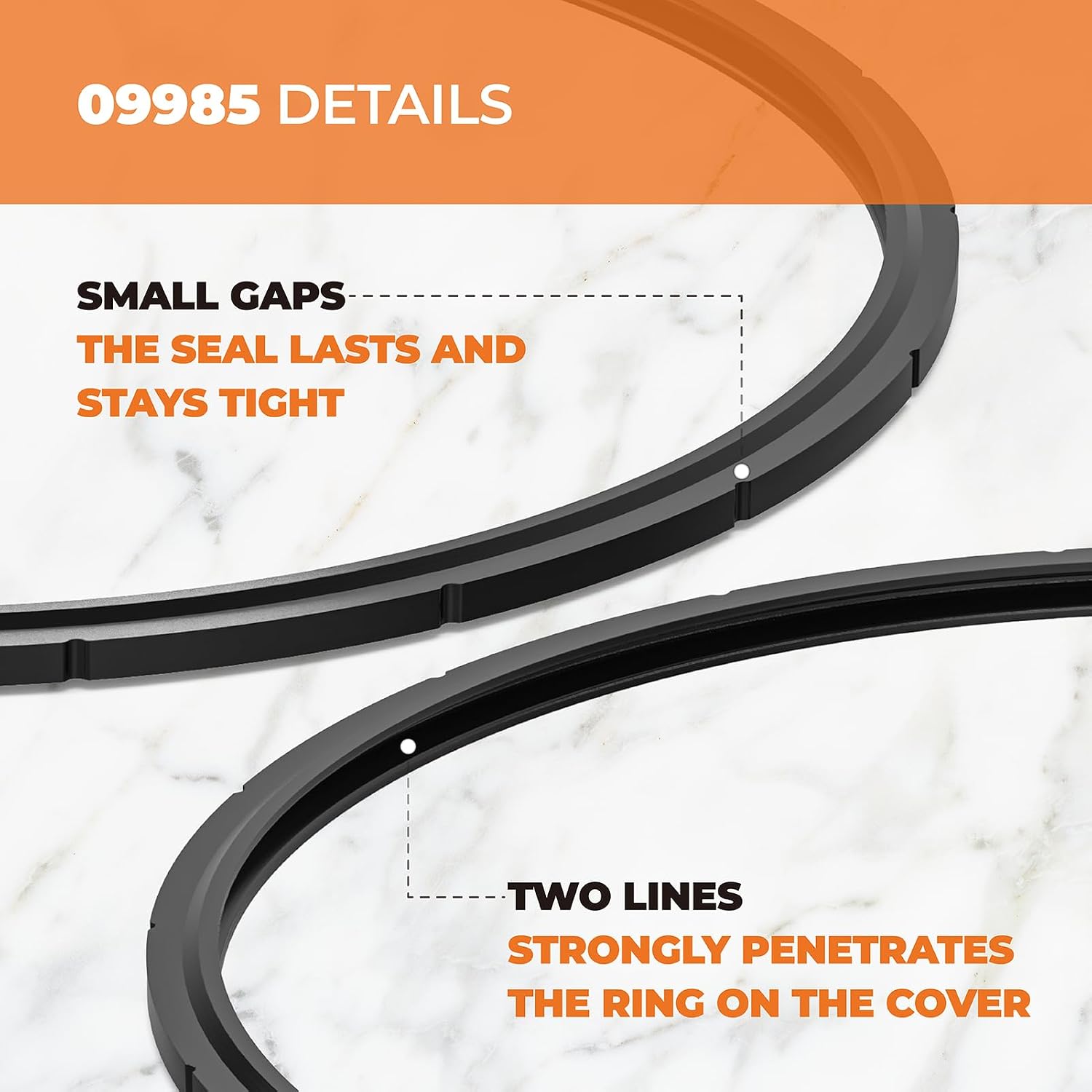 09985 Pressure Canner Sealing Ring for Presto 16 18 23 Quart Canner