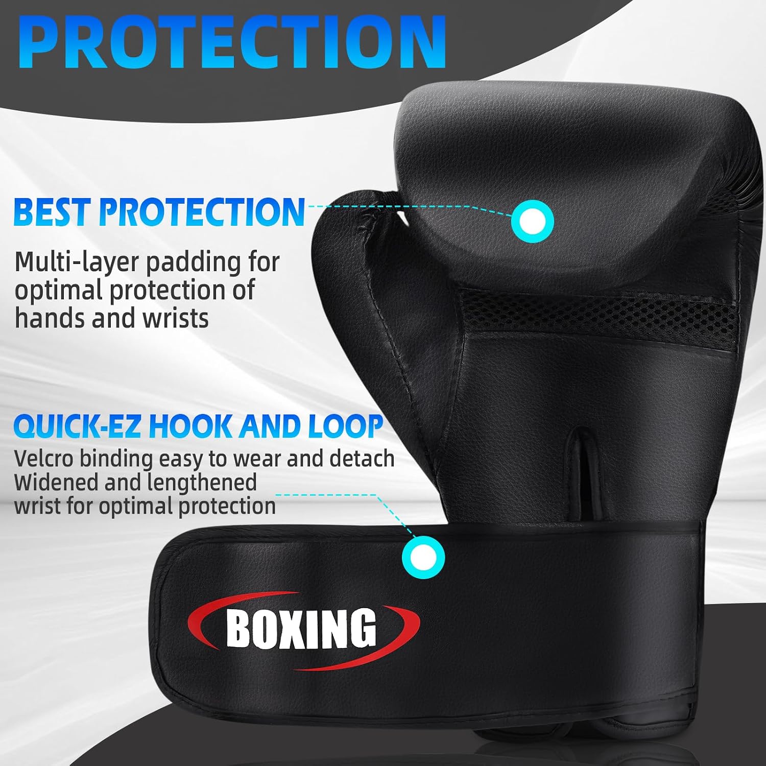 Boxing Gloves for Men and Women, Pro Training Sparring Muay Thai Gloves, Adults Heavy Punching Bag Gloves for Boxing