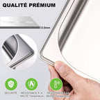 1/1 Full Size 4" Deep Stainless Steel Hotel Pan Steam Pans 4PCS with Lids