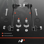 A-Premium 4Pcs Front Suspension Kit, Sway Bar Links, Lower Ball Joint
