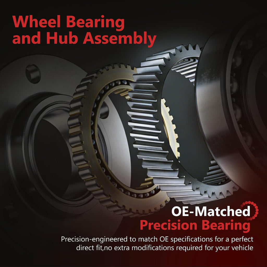 HYR Front Wheel Bearing and Hub Assembly fit for Honda Accord 2003-2007