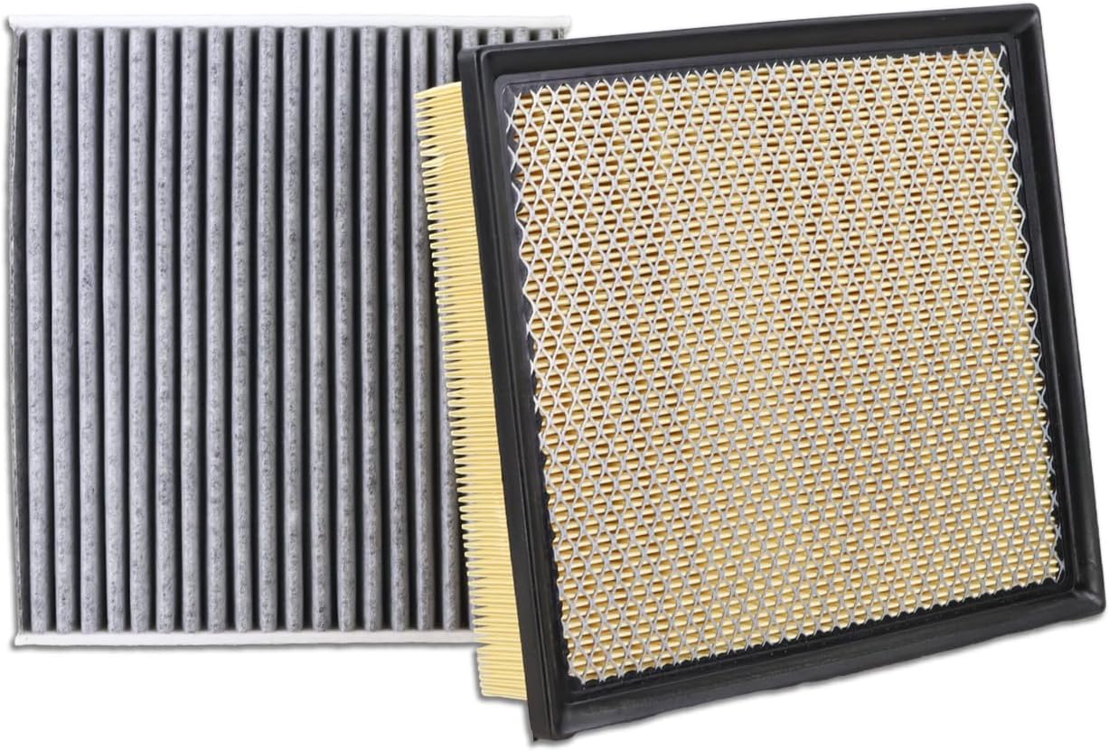 CA10755 Engine Air Filter & CF10285 Cabin Air Filter Fit for 2012-2017 Toyota Camry Non-Hybrid, 2013-2018 Avalon