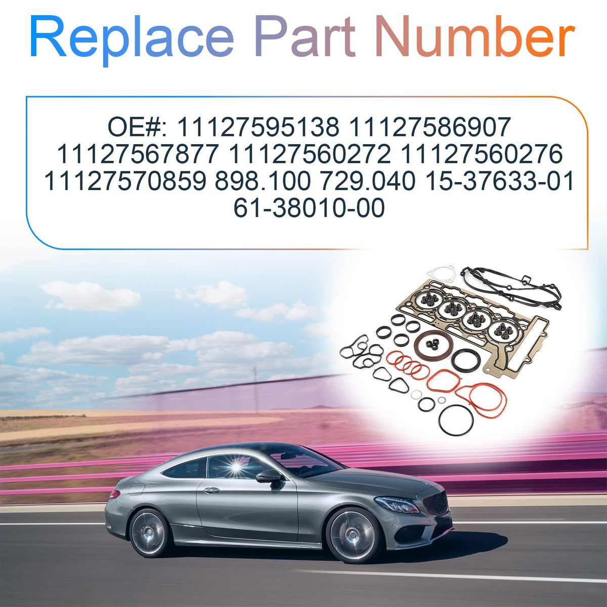 INGKAN N13 N18 Engine Cylinder Head Gaskets Set Fits for BMW