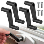 4 Pack 3/4" Window Crank Handle Fit to 5/16" Spindle Spline Socket