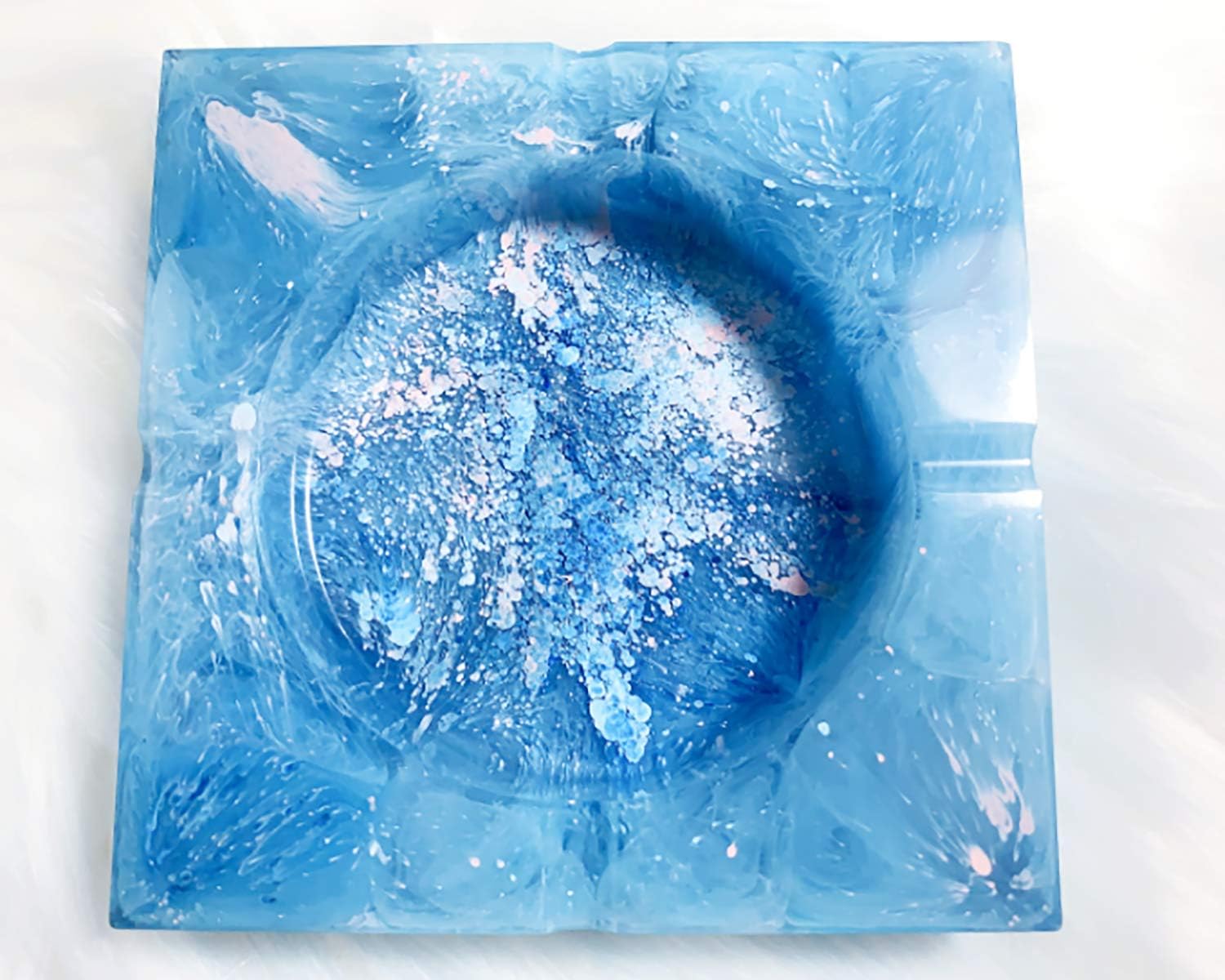 Ashtray Mould, Silicone Molds, Square Mold for Resin, Casting Mold Ashtray, Mold for Resin Casting DIY Art Craft