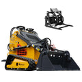 Mini Skid Steer Loader 24HP Gas Stand-On, Compact Track Loader