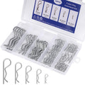 50PCS Cotter Pins Assortment Kit R Clips Hitch Pin