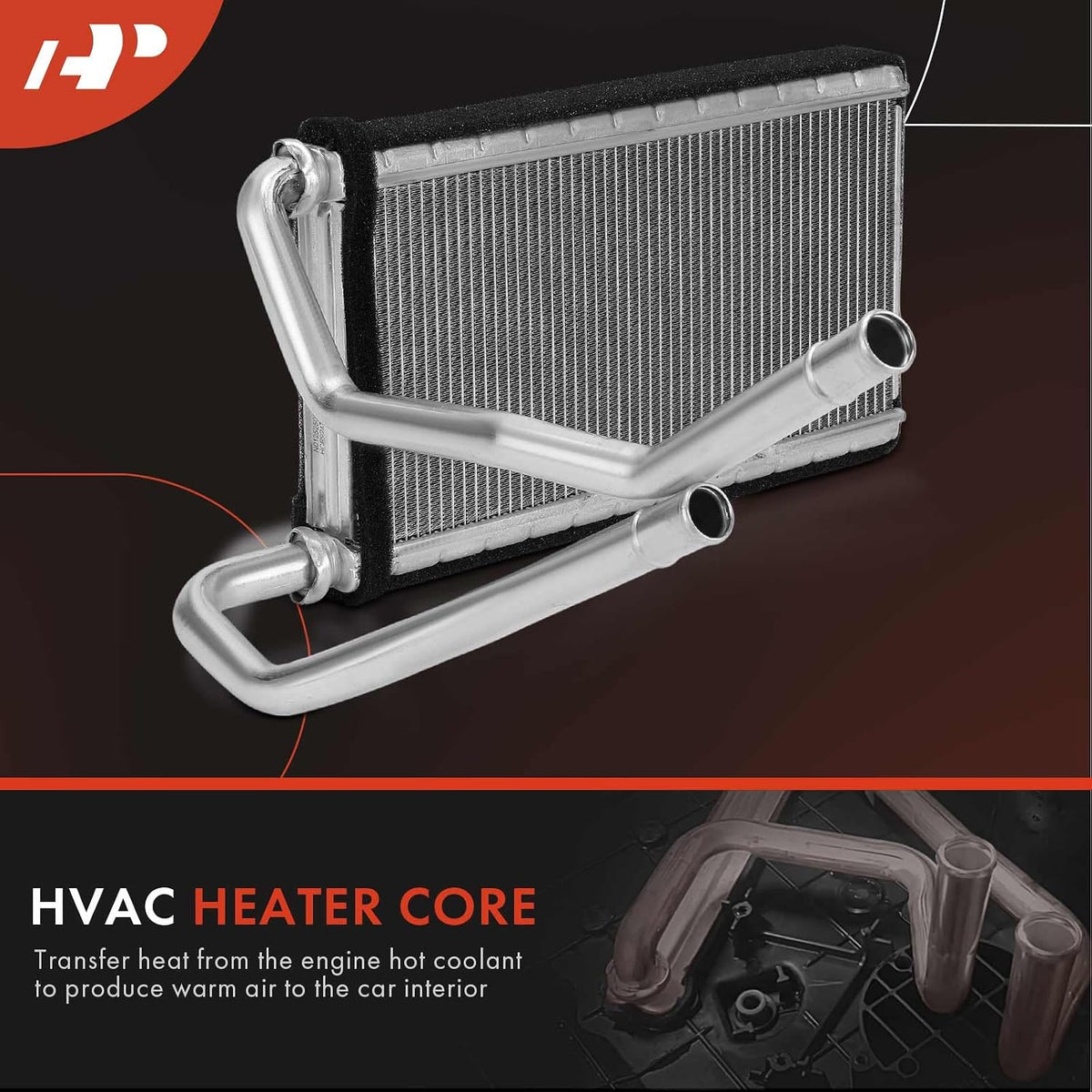A-Premium HVAC Heater Core Compatible with Toyota & Lexus