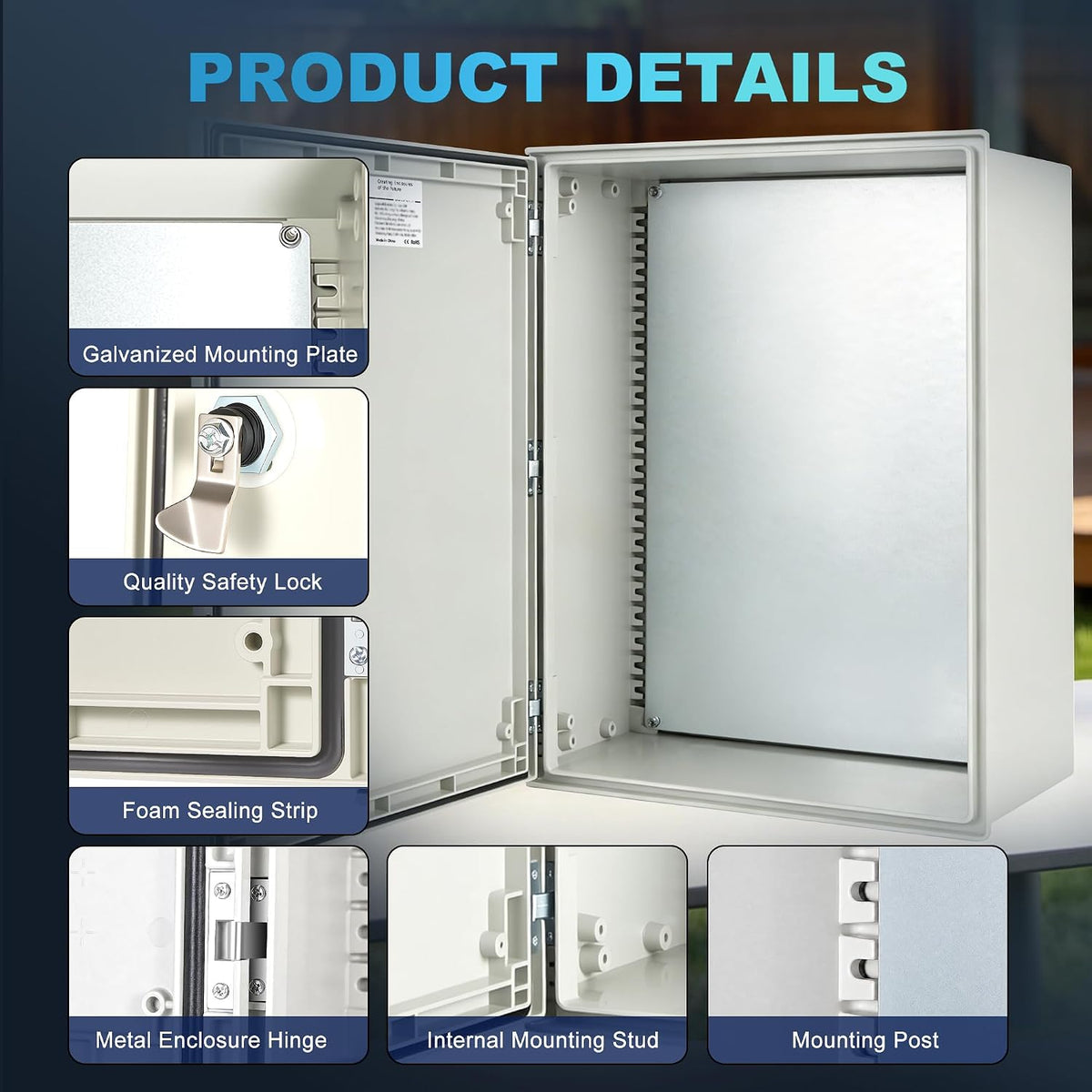 24x20x9 Inch NEMA 4X Electrical Enclosure