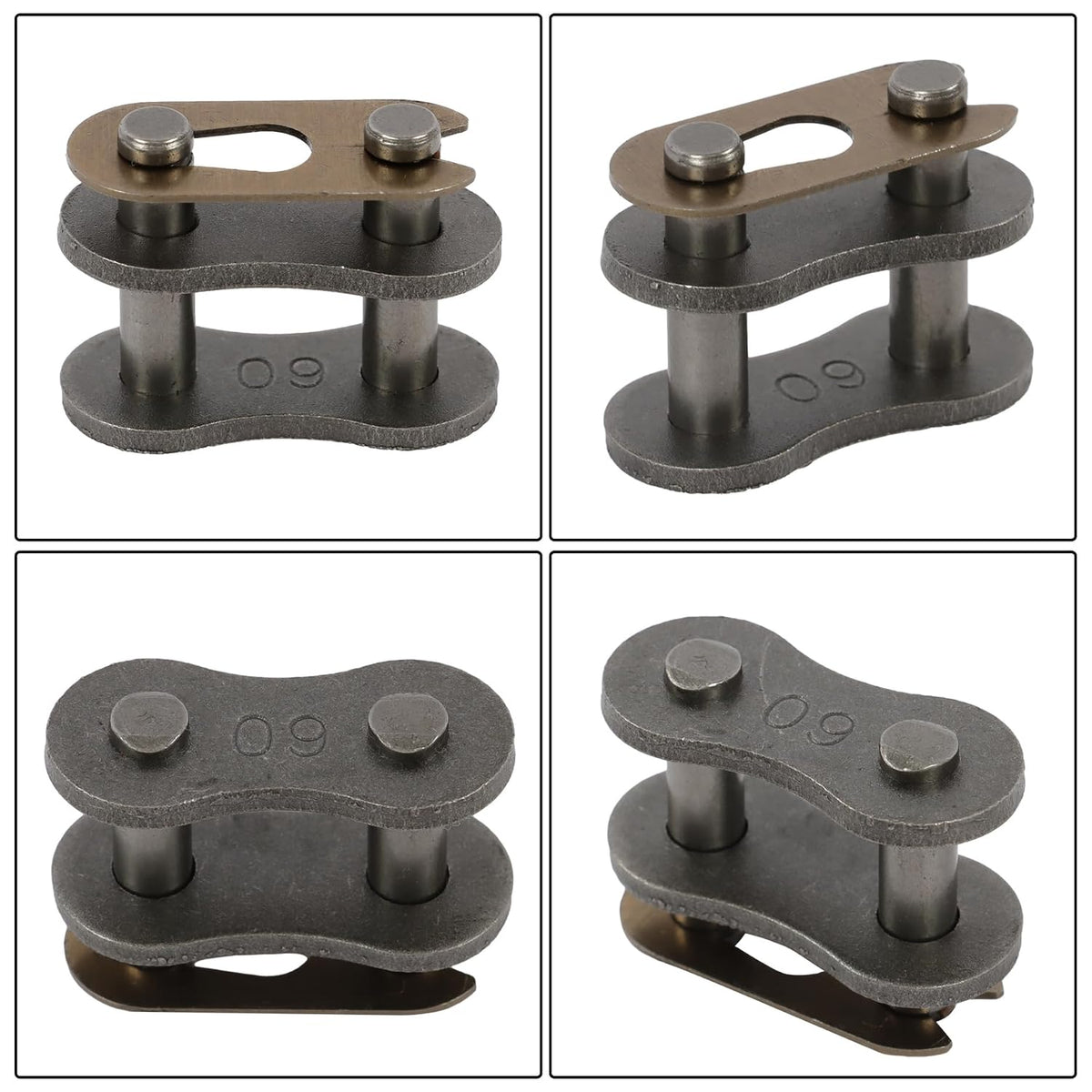 kimllier #60 Roller Chain 10 Feet, Heavy Duty Industrial Drive Chain
