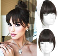 Clip In Bangs Real Human Hair Brown Black Wispy Fake Bangs For Women | Clip On, Natural Hair Bangs, Fringe With