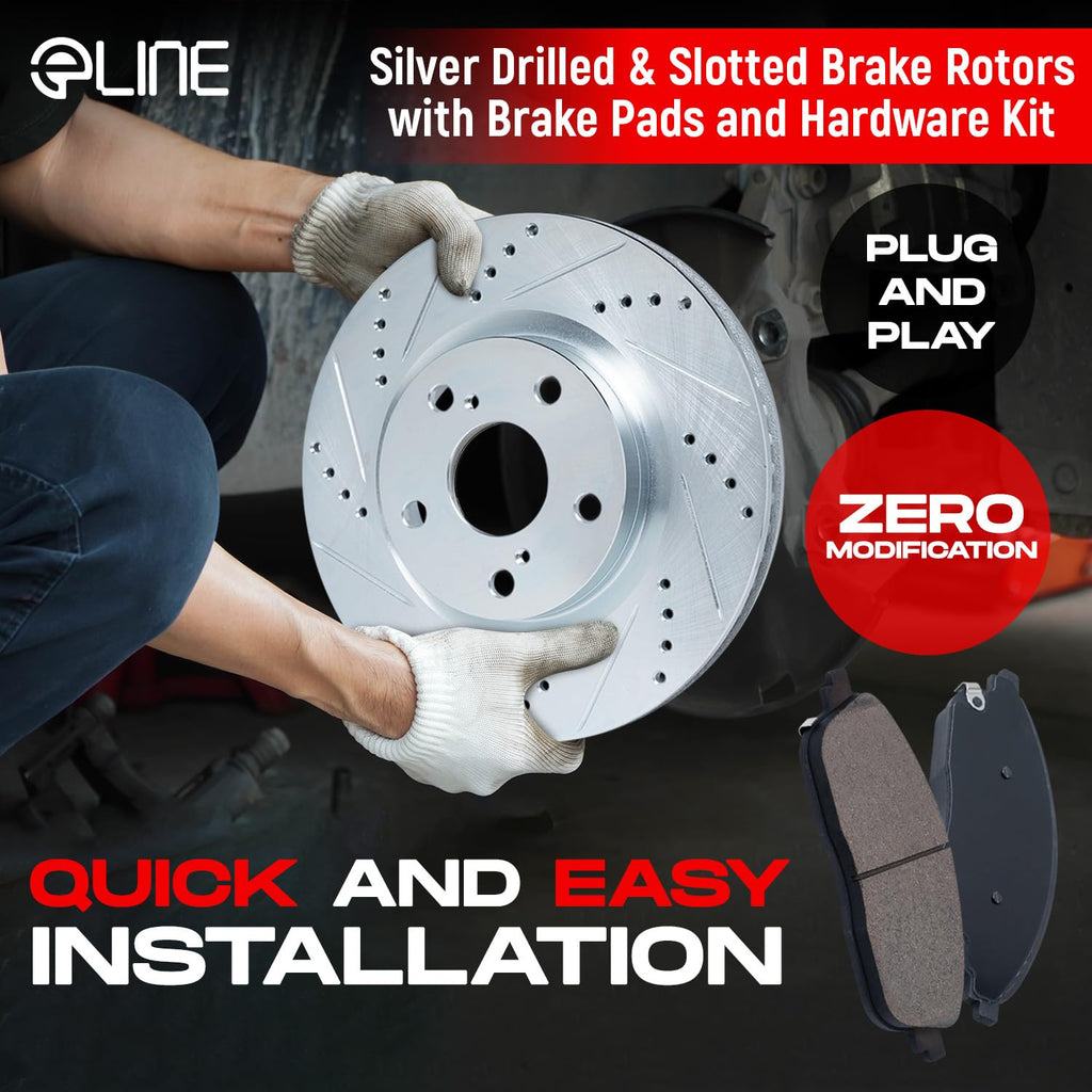 Front and Rear Brake Kit Fits 2004 Cadillac XLR