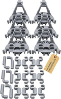 3X Dishwasher Bearing Lower Rack Flip Tine Clip Kit for Bosch SHE55C05UC/50