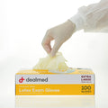 Latex Exam Gloves - Disposable, Cream - X-Large, 100 Ct (1 Pack)