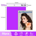 Thank You Poly Mailers 12x15.5 Inch, 50 PCS, Purple