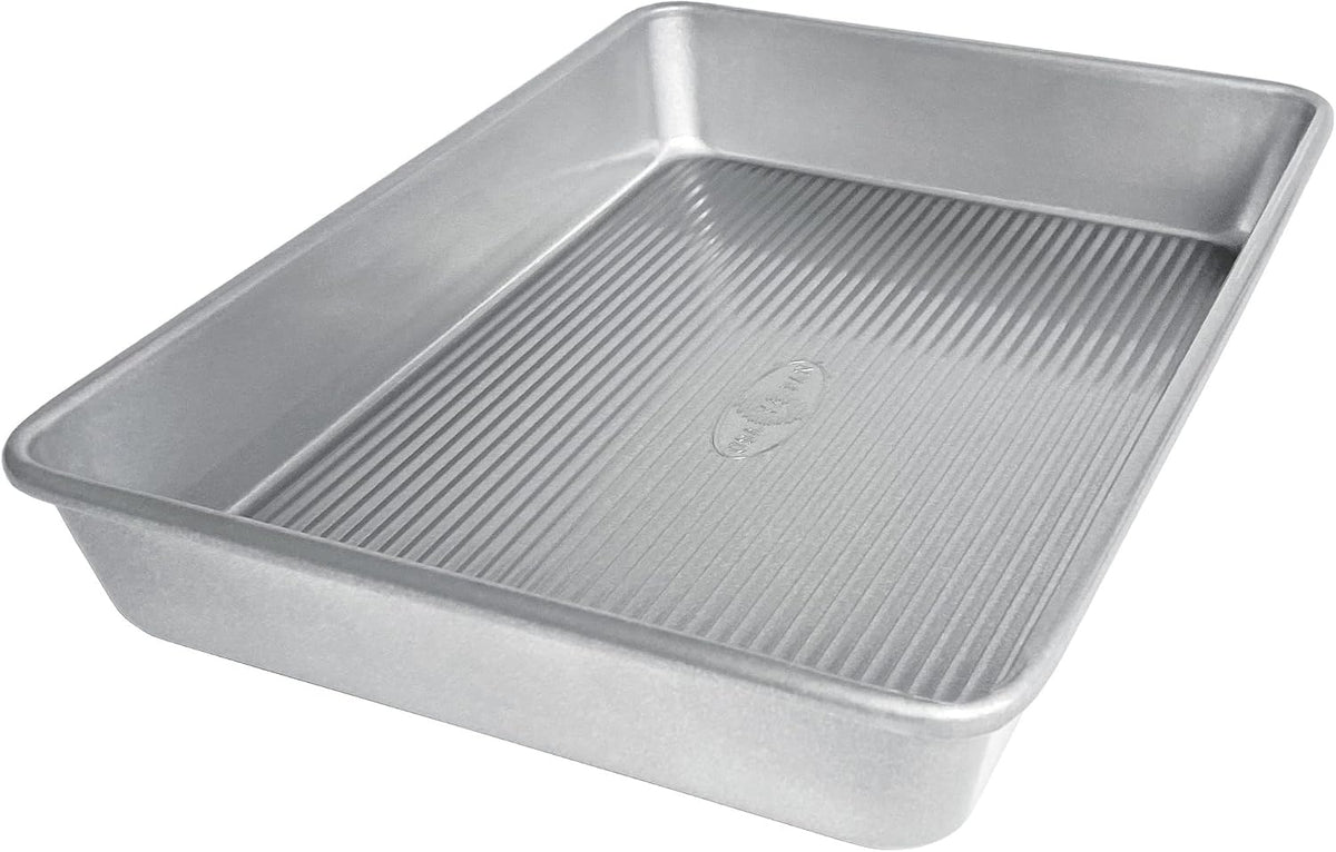 Bakeware Seamless Nonstick Rectangular Cake Pan, 9 x 13 inch