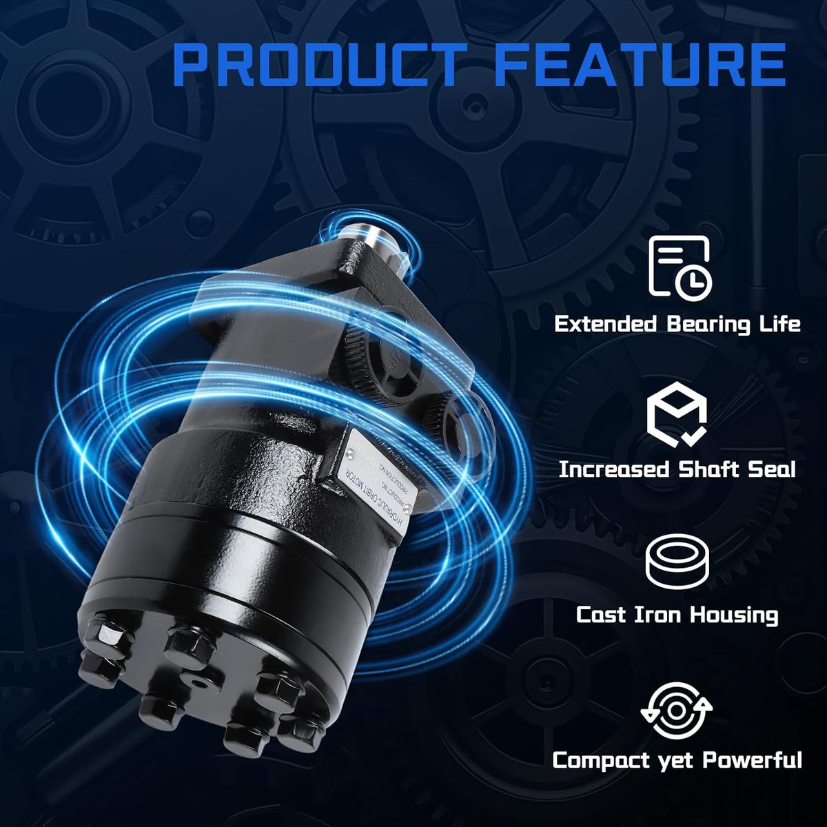 CM034P Hydraulic Motor for SaltDogg Spreaders & Augers