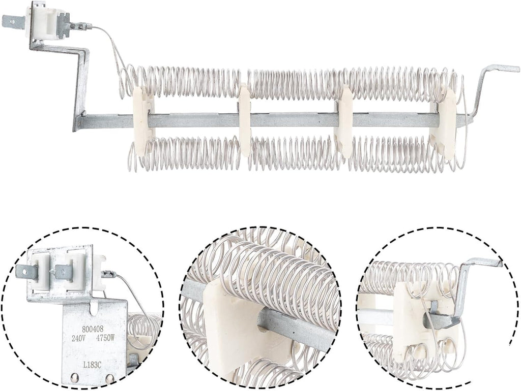 Dryer Heating Element Kit LA-1044 & LA-1053 Compatible with Maytag PYE2300AYW PYET244AYW