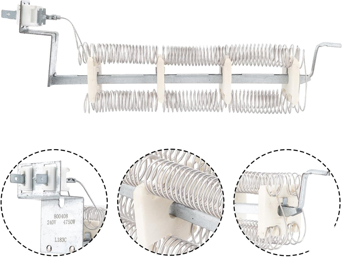 Dryer Heating Element Kit LA-1044 & LA-1053 Compatible with Maytag PYE2300AYW PYET244AYW