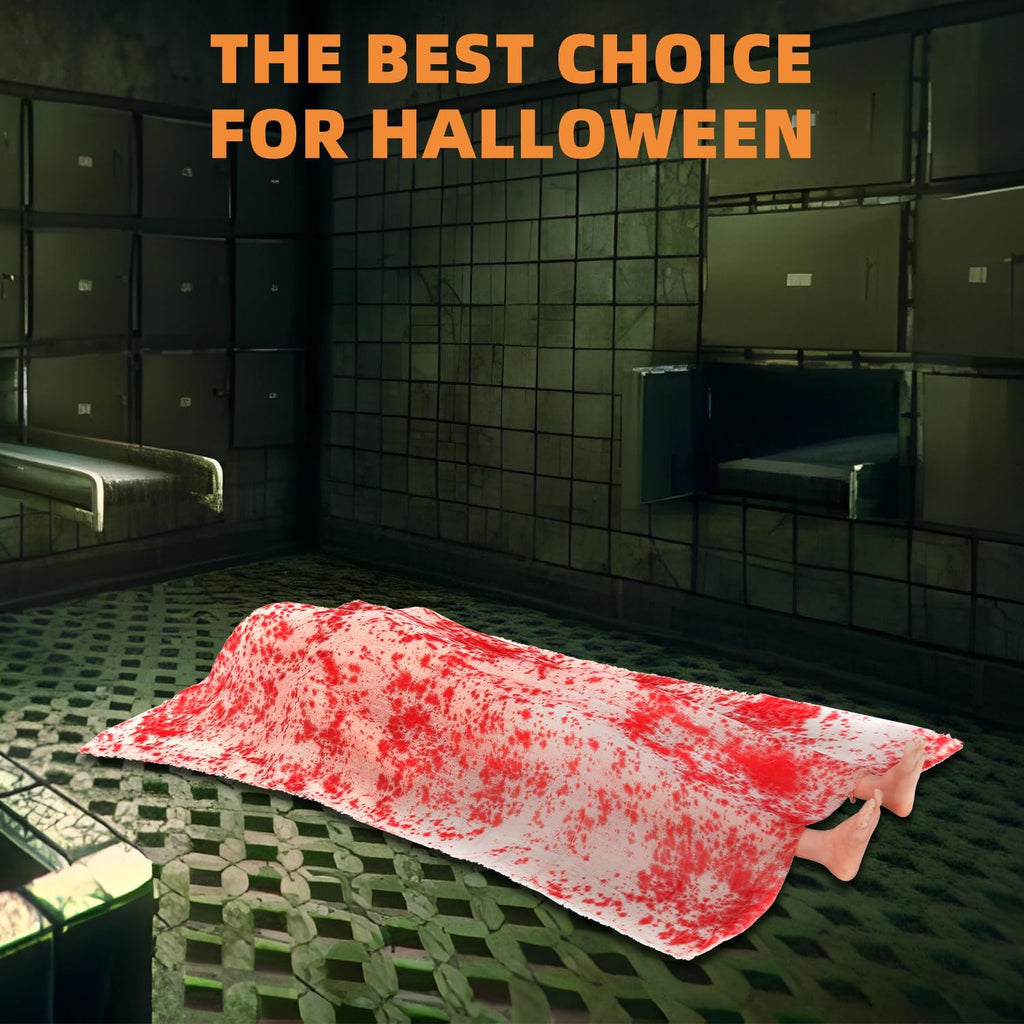 Scary Halloween Decorations Outdoor and Indoor,The Grave Dead Victim Crime Scene Prop,Haunted House