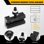Jecoupoon AXA Quick Change Tool Post Set 6"-12" Lathe Swing 250-100