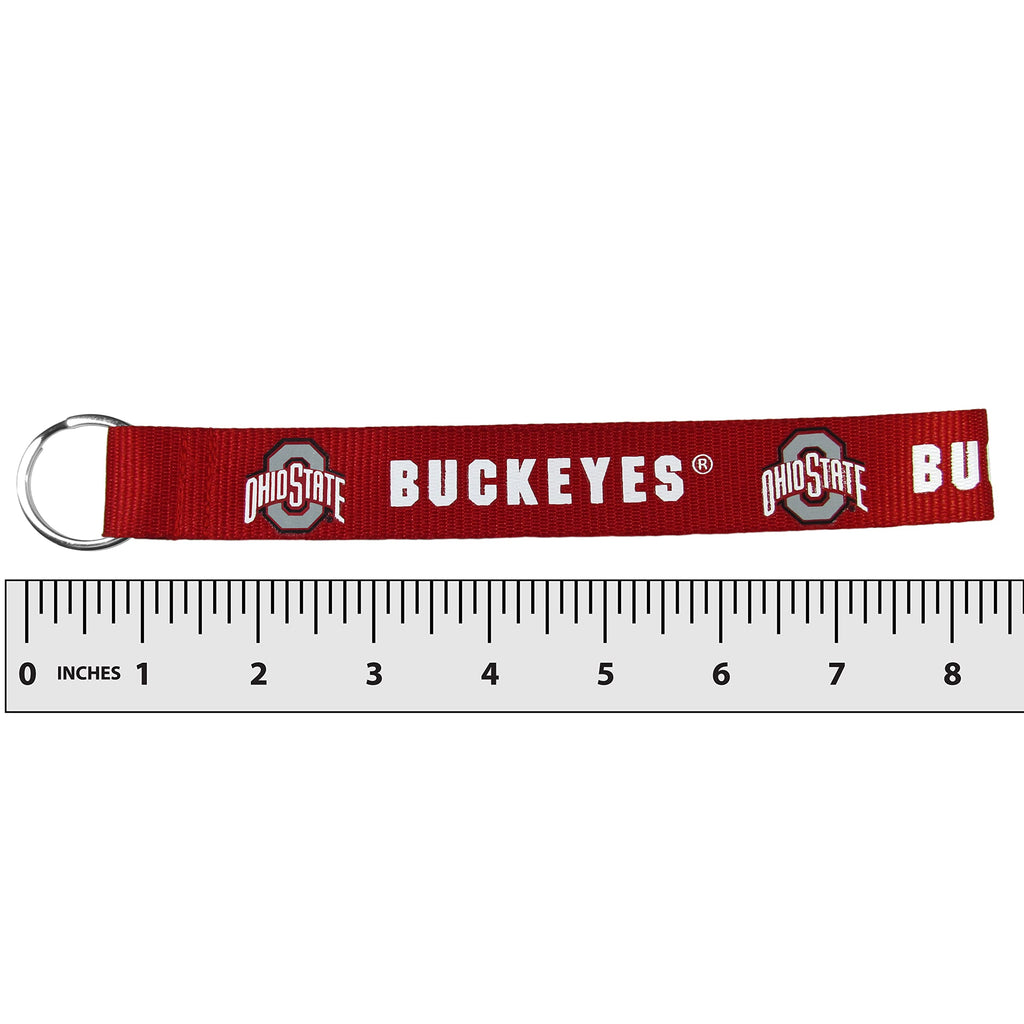 NCAA Ohio State Buckeyes Lanyard Key Chain, Wristlet