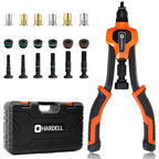 Rivet Nut Tool Kit, 14" Rivnut Tool with 80 Rivet Nuts & 6 Mandrel
