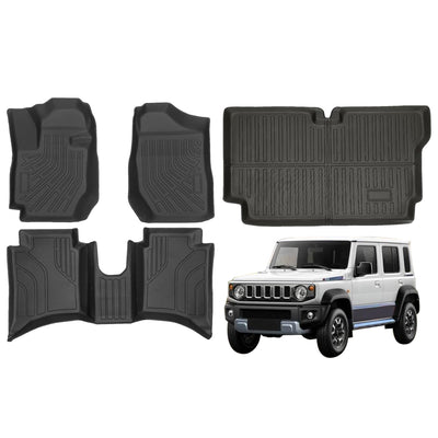 Floor Mats & Cargo Liner Fit For Suzuki Jimny Sierra 5-Door 2024-2025
