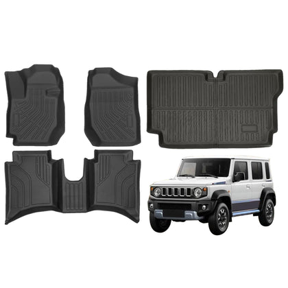 Floor Mats & Cargo Liner Fit For Suzuki Jimny Sierra 5-Door 2024-2025