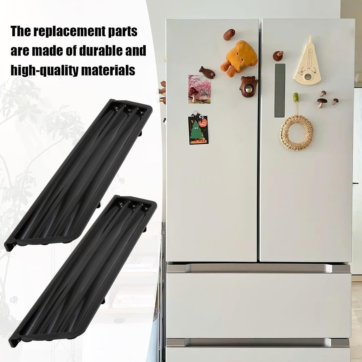 Pack of 2 Refrigerator Dispenser Grille Replacement for Whirlpool & Kenmore Models, Replaces 2206670B WP2206670B W10171993 W10189532 WP2206670BVP