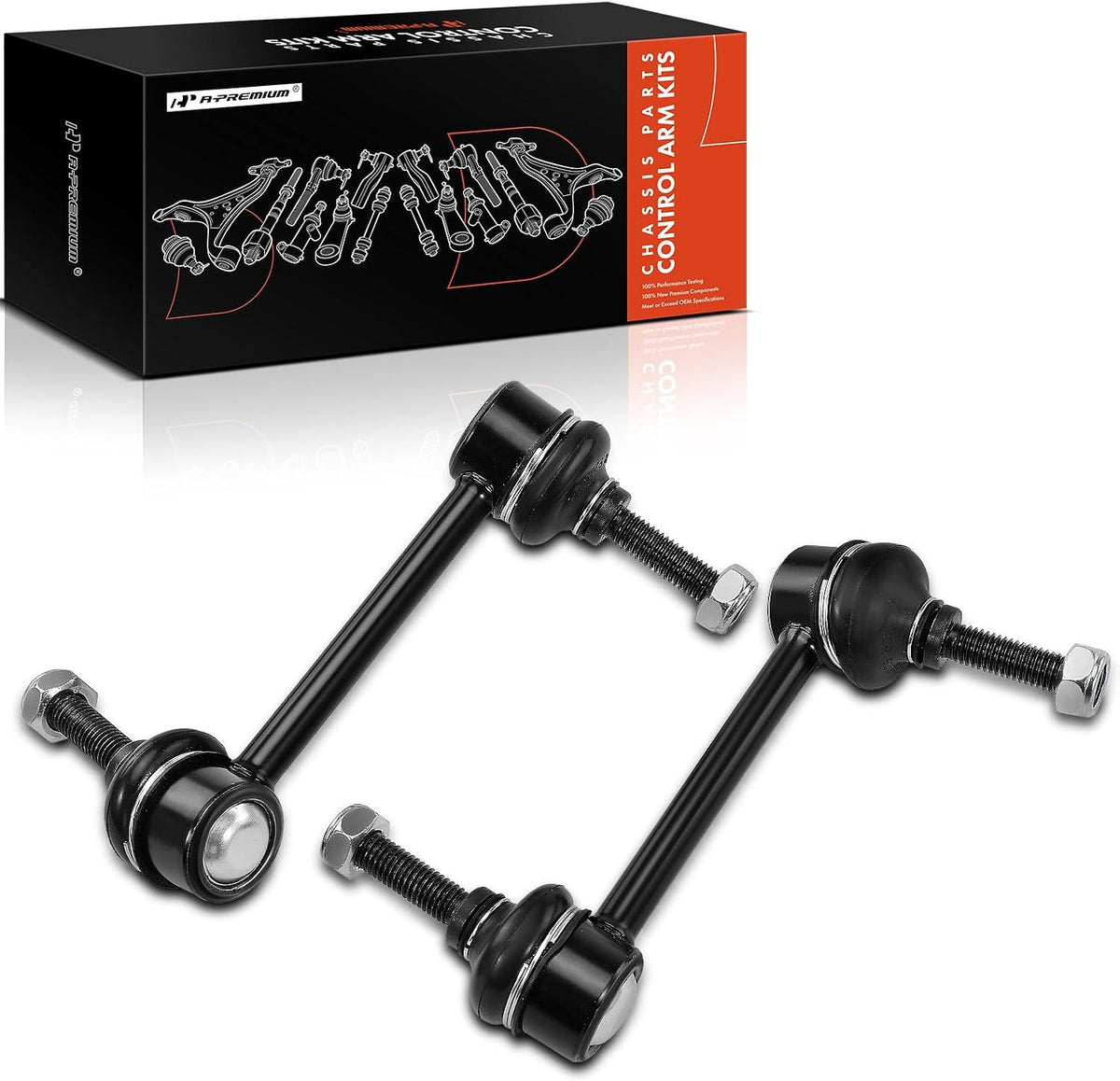 A-Premium Rear Sway Bar Link Stabilizer Bar Link, Compatible with Ford
