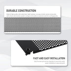 2U Vented Blank Panel, Metal Rack Blank Panel Mount for 19 Inch Server Rack Enclosure or Network Cabinet, 5 Pack
