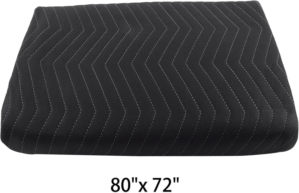 4 Pack 80 x 72 Inch Heavy Duty Moving Blankets 7.5 Lb