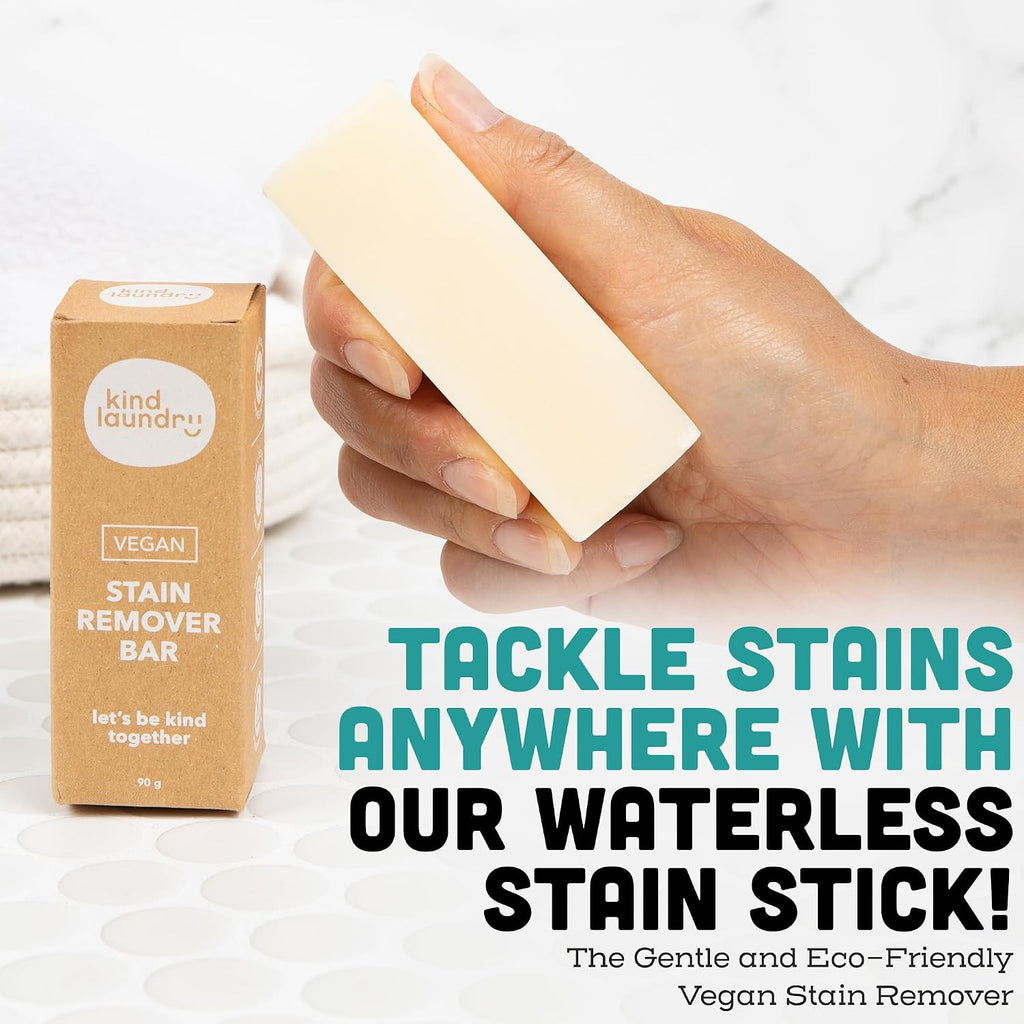Stain Remover Bar, Vegan Soap Stick, Fragrance Free, 90g