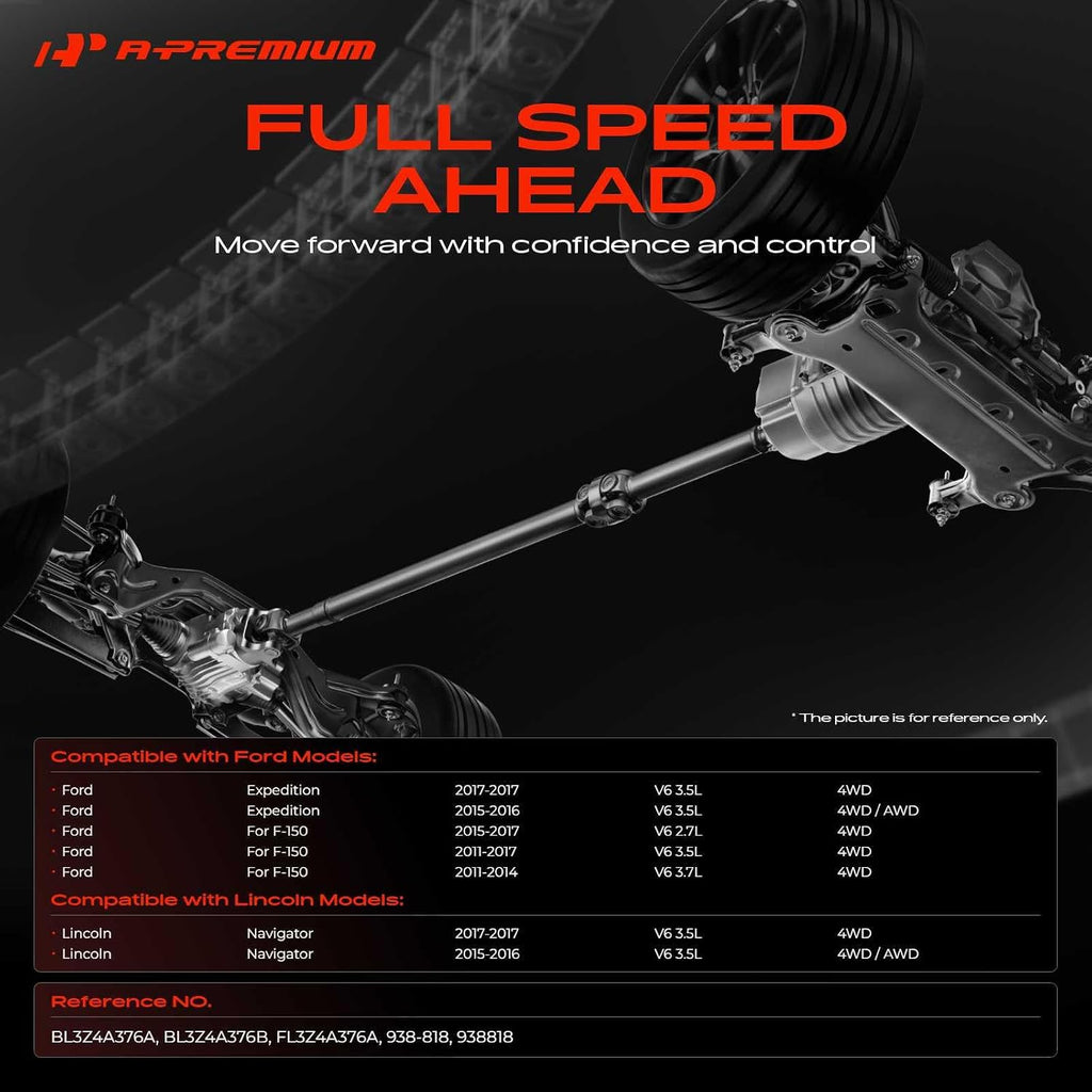 A-Premium Front Drive Shaft Driveshaft Assembly Complete Prop Shaft