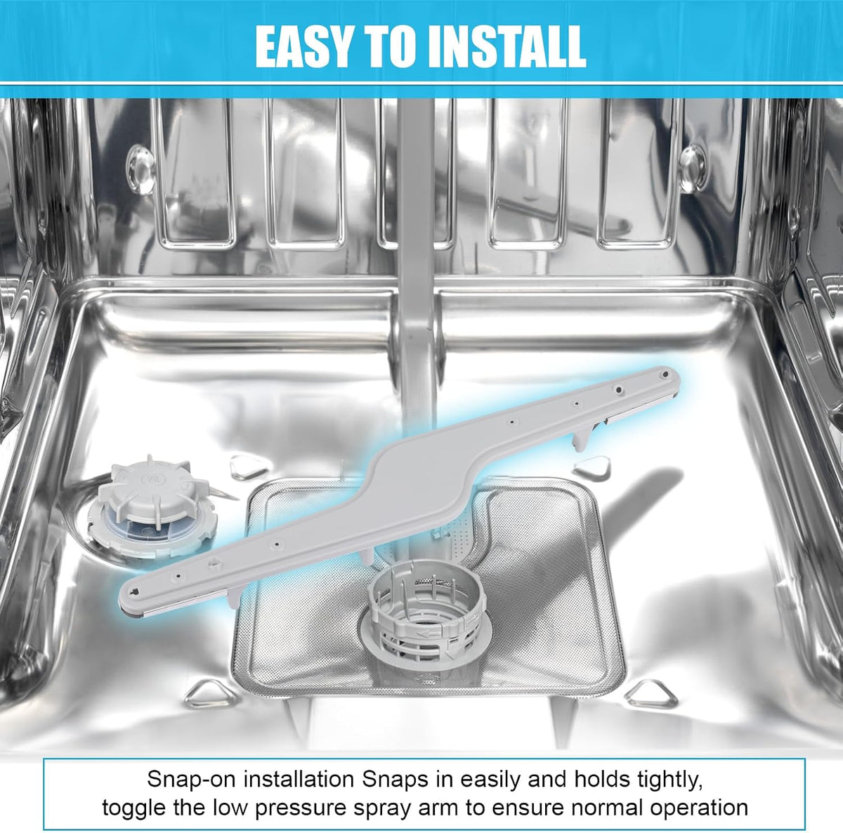 154568002 Dishwasher Lower Spray Arm for Kenmore Dishwashers