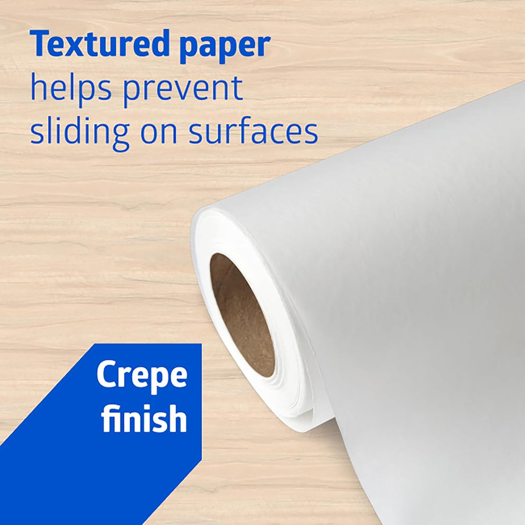 Medical Exam Table Paper, Crepe Table Paper, 18 inches X 125 feet, Case of 12 Rolls