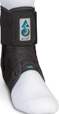 ASO Ankle Stabilizer Lace Up Ankle Brace Sprain Support Black, MD