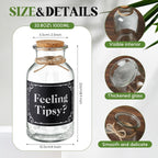 Light up Tip Jar for Money with Lid, Feeling Tipsy