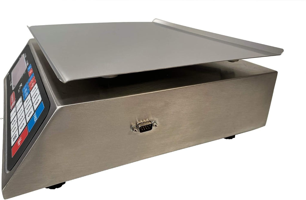 Price Computing Scale PC-40L NTEP Legal for Trade 40 LB X 0.01 LB,Pan Size 11"X14",RS232, New