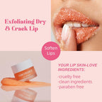 4-Pack Lip Scrub and Lip Mask Set