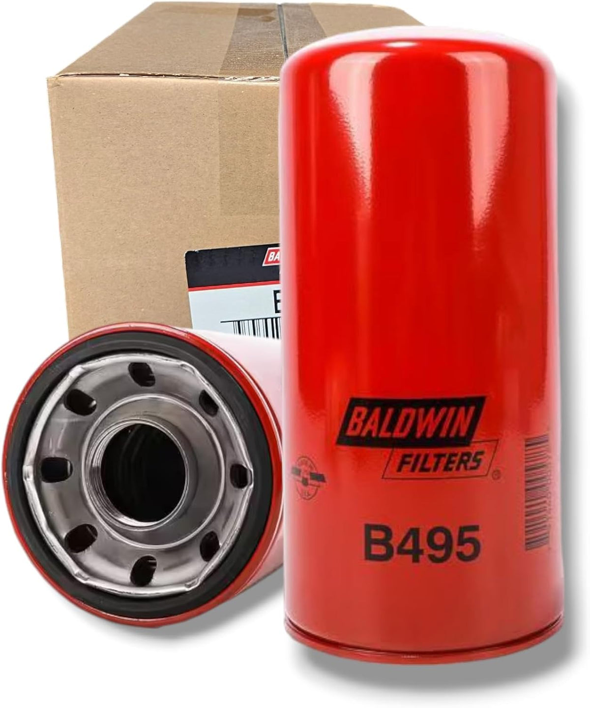 B495 Oil Filter, Lube Spin-on Replace LF3620 P552100 23518480 (6 pack)