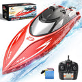 H120 Fast RC Boat for Pools and Lakes, 2.4 GHz 20+ MPH Racing Boats for Kids & Adults with Rechargeable Battery,Low
