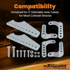 Universal Coil Over Shock Mount Kit for 3" Axle Tubes
